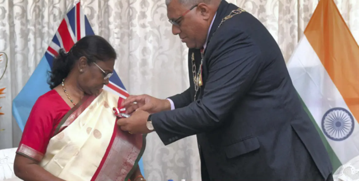 President Droupadi Murmu Conferred &ldquo;Companion of the Order of Fiji&rdquo; in Capital Suva (Prelims Facts)