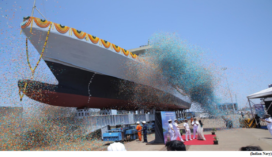 Launch of &lsquo;Anjadip&rsquo; Third Ship of ASW SWC (GRSE) (GS Paper 3, Defence)